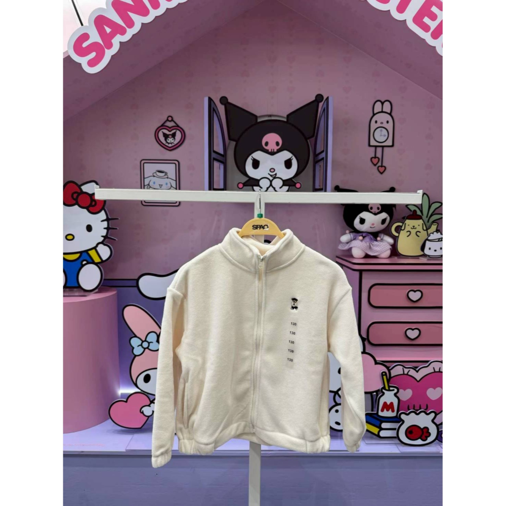 [預購 每周日中午 12:00收單] 2025 韓國   SPAO 孩童款 刷毛外套-細節圖5