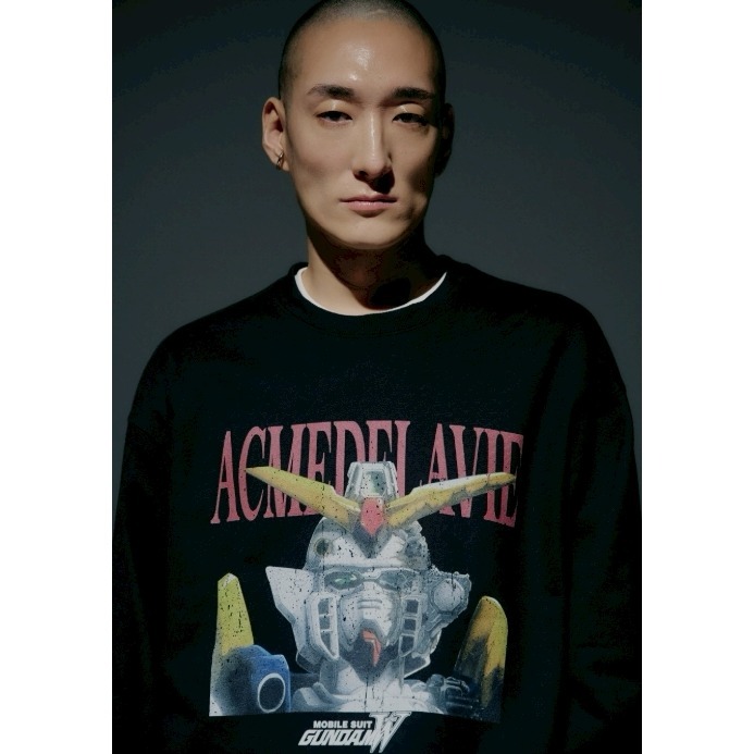 [預購 每周日中午 12:00收單] 2025 韓國 聯名系列  ADLV X 鋼彈聯名系列 長袖上衣 (男女皆可)-細節圖2