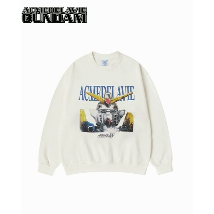 [預購 每周日中午 12:00收單] 2025 韓國 聯名系列  ADLV X 鋼彈聯名系列 長袖上衣 (男女皆可)-細節圖6