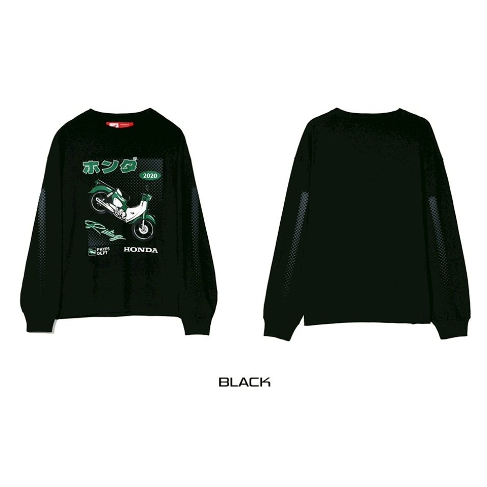 [韓國打折ing][預購 每周日中午 12:00收單] 2025 韓國 HONDA 復古摩托車長袖上衣-細節圖6