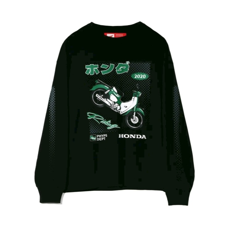 [韓國打折ing][預購 每周日中午 12:00收單] 2025 韓國 HONDA 復古摩托車長袖上衣-規格圖7