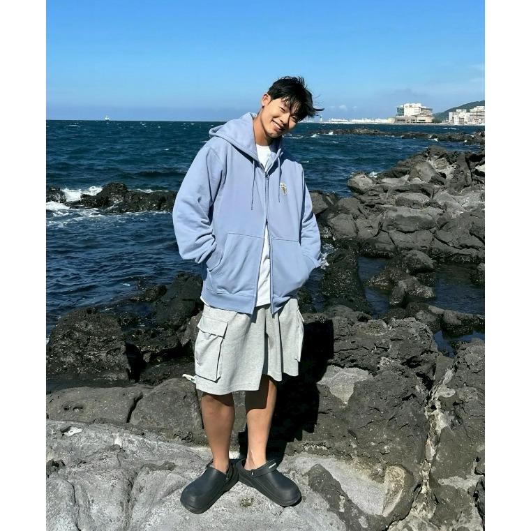 [韓國打折ing][預購 每周日中午 12:00收單] 2025 韓國 WACKY WILLY 火柴人雙拉鍊連帽外套-細節圖2