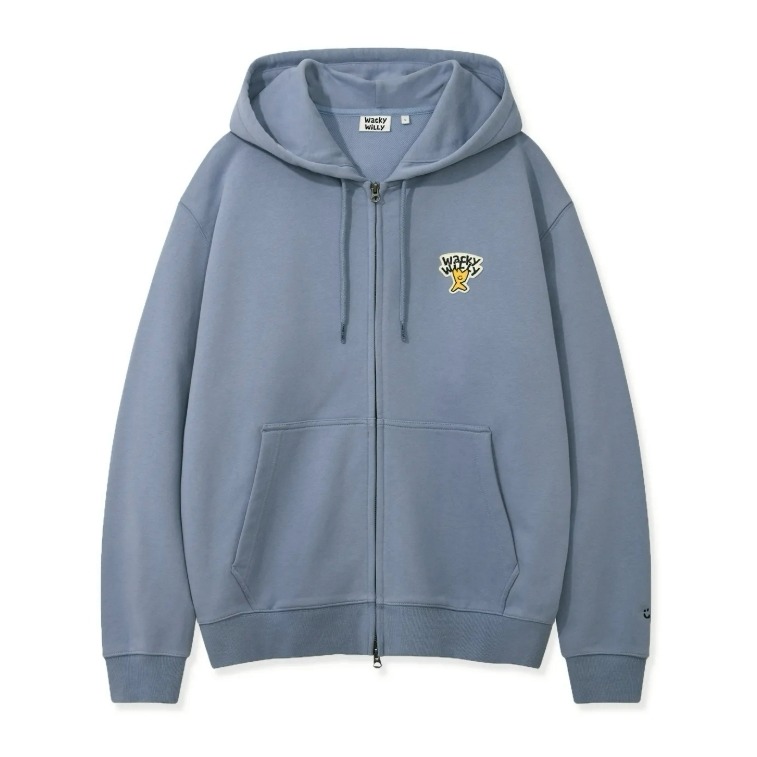 [韓國打折ing][預購 每周日中午 12:00收單] 2025 韓國 WACKY WILLY 火柴人雙拉鍊連帽外套-細節圖8