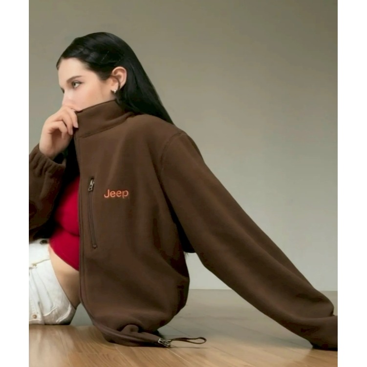 [韓國打折ing] [預購 每周日中午 12:00收單] 2025 韓國 JEEP 刷毛外套  (男女皆可)-細節圖2