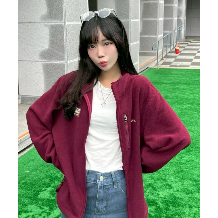 [韓國打折ing] [預購 每周日中午 12:00收單] 2025 韓國 JEEP 刷毛外套  (男女皆可)-細節圖5