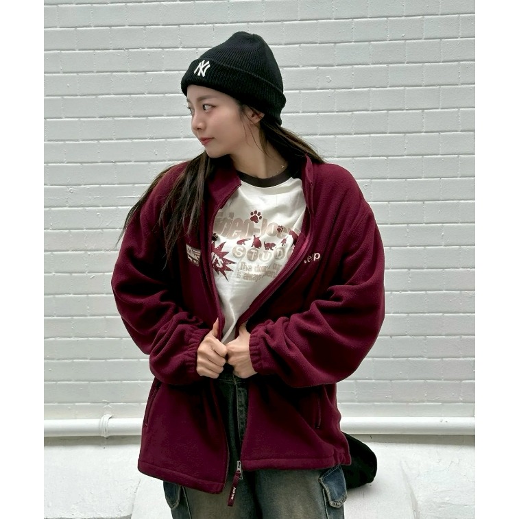 [韓國打折ing] [預購 每周日中午 12:00收單] 2025 韓國 JEEP 刷毛外套  (男女皆可)-細節圖7