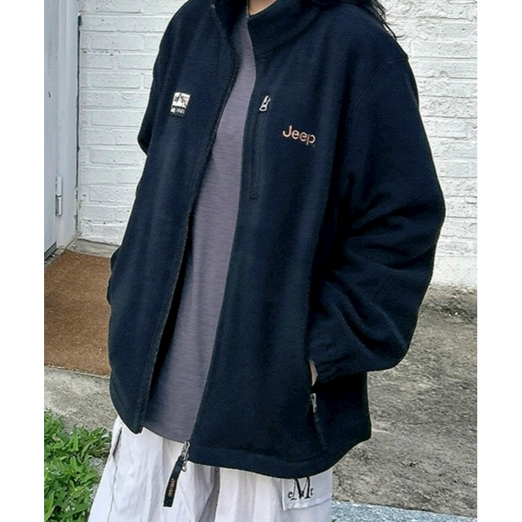 [韓國打折ing] [預購 每周日中午 12:00收單] 2025 韓國 JEEP 刷毛外套  (男女皆可)-細節圖8