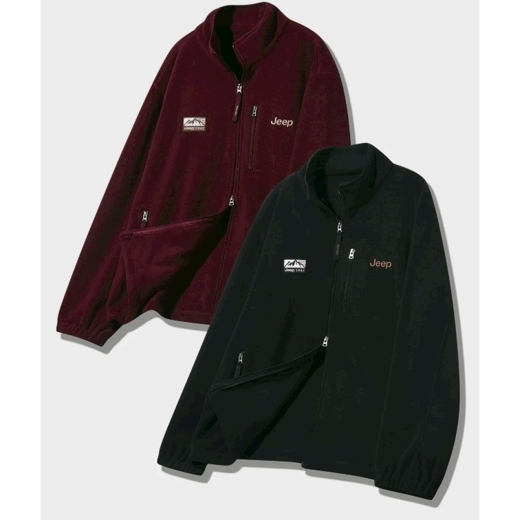 [韓國打折ing] [預購 每周日中午 12:00收單] 2025 韓國 JEEP 刷毛外套  (男女皆可)-細節圖9