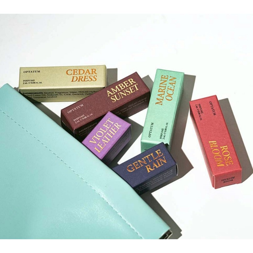 [預購 每周日中午 12:00收單] 2025 韓國 OPTATUM 香氛探索組合 5入小香 2ML 附收納包-細節圖4