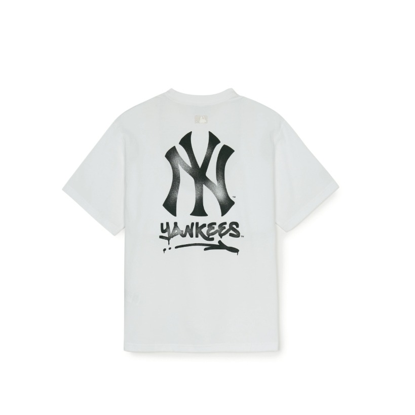 [韓國打折ing][預購 每周日中午 12:00收單] 2025 韓國 MLB 紐約洋基隊基本款街頭標誌修身短袖上衣-規格圖9