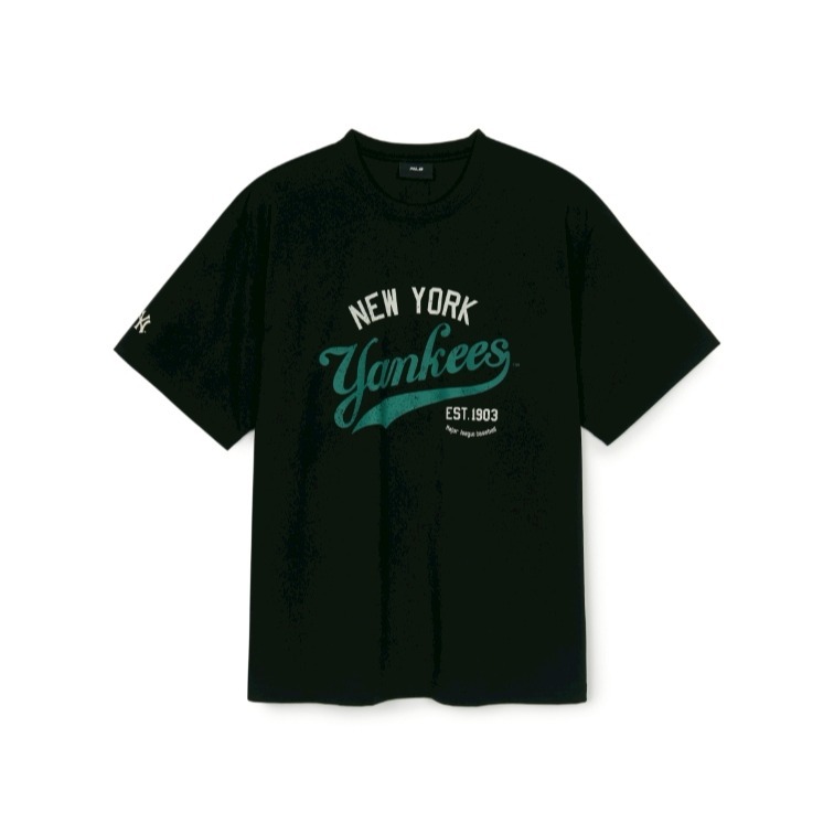 [韓國打折ing][預購 每周日中午 12:00收單] 2025 韓國 MLB復古圖案修身短袖上衣-規格圖11