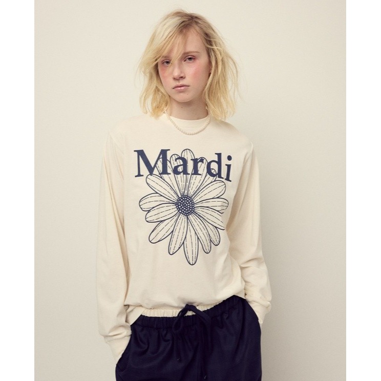 [限時 韓國打折ing][預購 2025.11.15 中午12:00收單] 2025 MARDI  大花長袖上衣-細節圖3