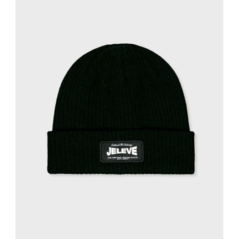 {預購 每周日中午 12:00收單] 2025 韓國  JELEVE LOGO針織毛帽-細節圖4