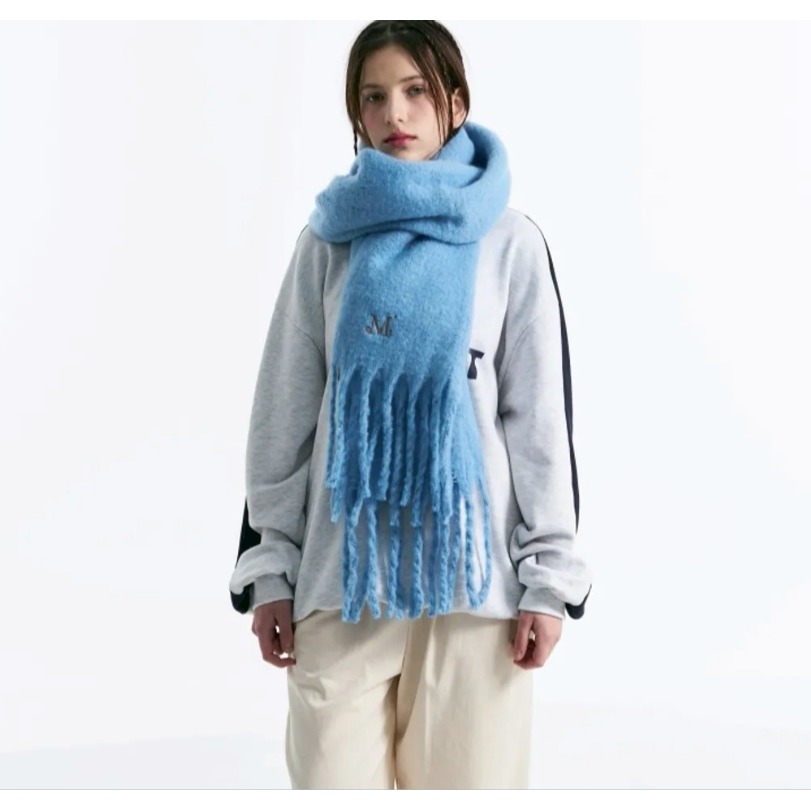 [預購 每周日中午 12:00收單] 2025 韓國 MUCENT 長款圍巾 共23款可選-細節圖8