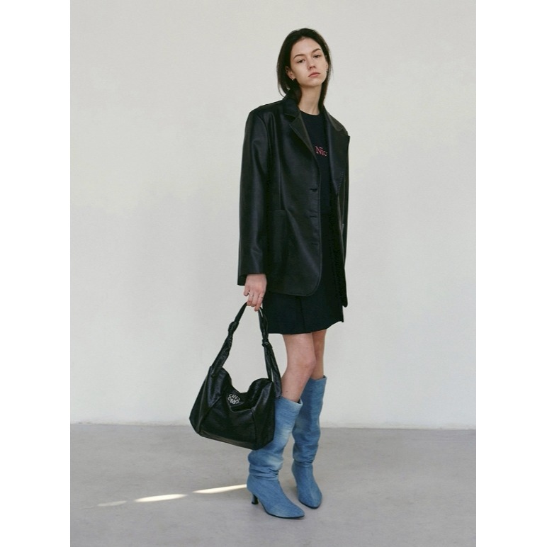 [韓國黑五折扣ing] [預購 每周日中午 12 : 00收單] 2025 韓國 NICK NICOLE 貝殼腋下包-細節圖5