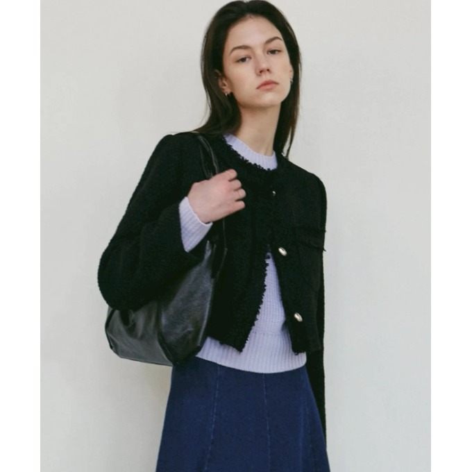 [韓國黑五折扣ing] [預購 每周日中午 12 : 00收單] 2025 韓國 NICK NICOLE 貝殼腋下包-細節圖8