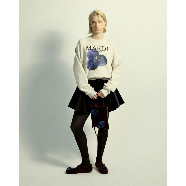 [閃購! 2025.11.29 中午12:00收單] 2025 韓國 MARDI 25節慶限量限時特價款 紫色百合花上衣-細節圖3