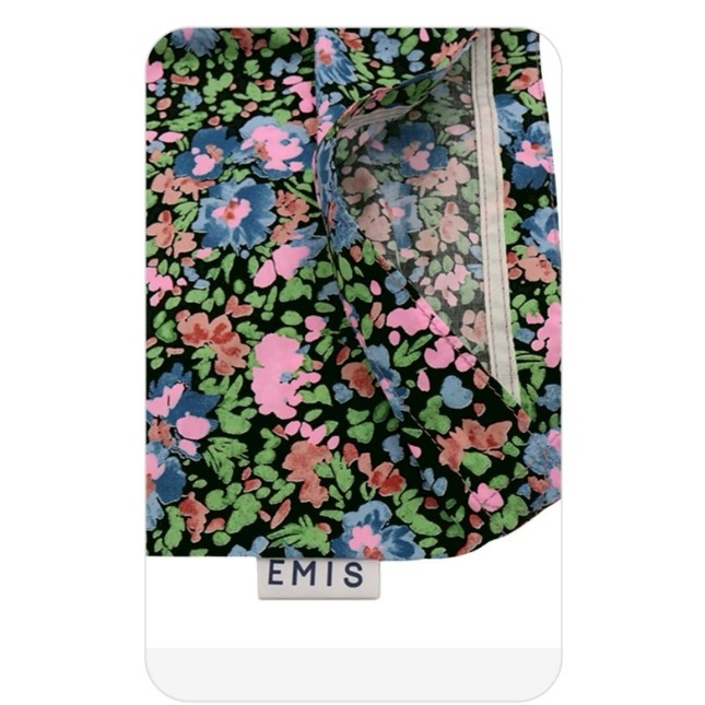 [韓國黑五折扣ing][預購 2025. 11.29 中午12:00收單] 2025 韓國 EMIS 碎花棉質肩背包-細節圖3