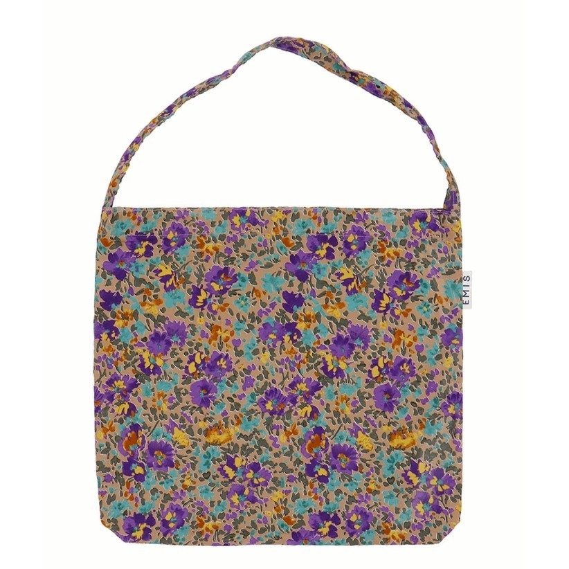 [韓國黑五折扣ing][預購 2025. 11.29 中午12:00收單] 2025 韓國 EMIS 碎花棉質肩背包-規格圖4