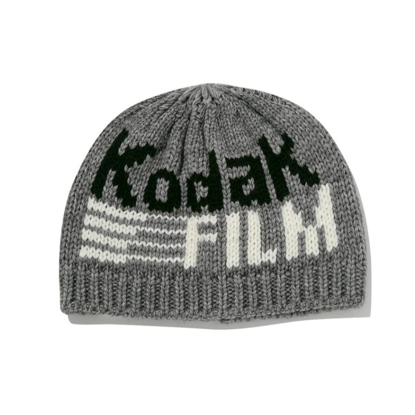 [預購 每周日中午 12:00收單 ] 2025韓國 KODAK 25秋冬新款 KODAK FILM針織帽-細節圖3