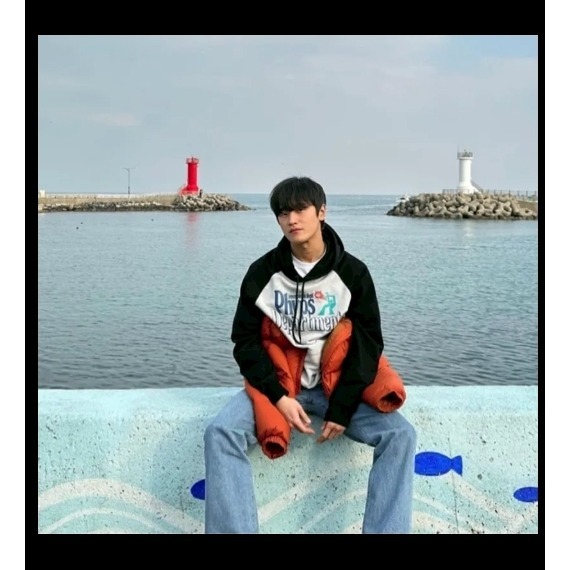 [韓國打折ing][預購 每周日中午 12:00收單] 2025 韓國 PHYPS 拚色LOGO連帽上衣 (中性)-細節圖6