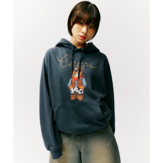 [韓國打折ing][預購 每周日中午 12:00收單] 2025 韓國 PHYPS 熊熊連帽上衣-規格圖7