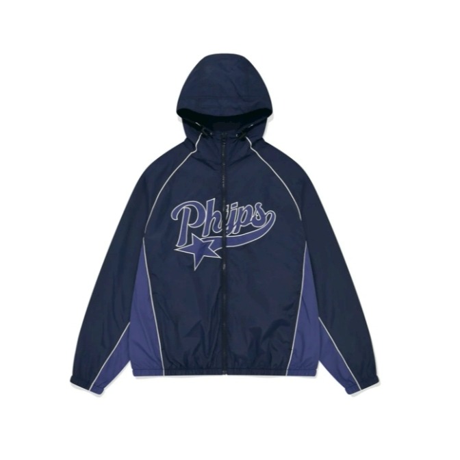[韓國打折ing][預購 每周日中午 12:00收單] 2025 韓國 PHYPS LOGO 運動連帽外套-細節圖4