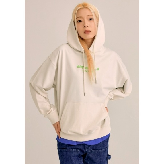 [韓國黑五折扣ing] [預購 每周日中午 12:00收單] 2025 韓國 BEENTRILL LOGO連帽上衣(灰)-細節圖2