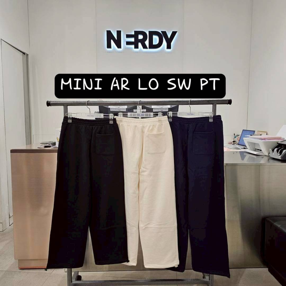 [韓國12月分活動款] [預購 每周日中午 12:00收單] 2025 韓國 NERDY LOGO抽繩長褲-細節圖6