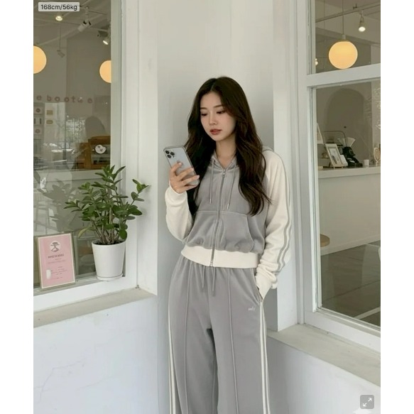 [韓國12月分活動款] [預購 每周日中午 12:00收單] 2025 韓國 NERDY  女款絲絨布連帽短外套-細節圖6