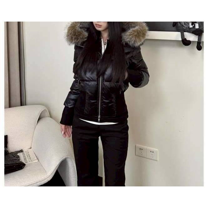 [預購 每周日中午 12:00收單] 2025 韓國 秋冬女裝 束腰連帽毛毛外套-細節圖6