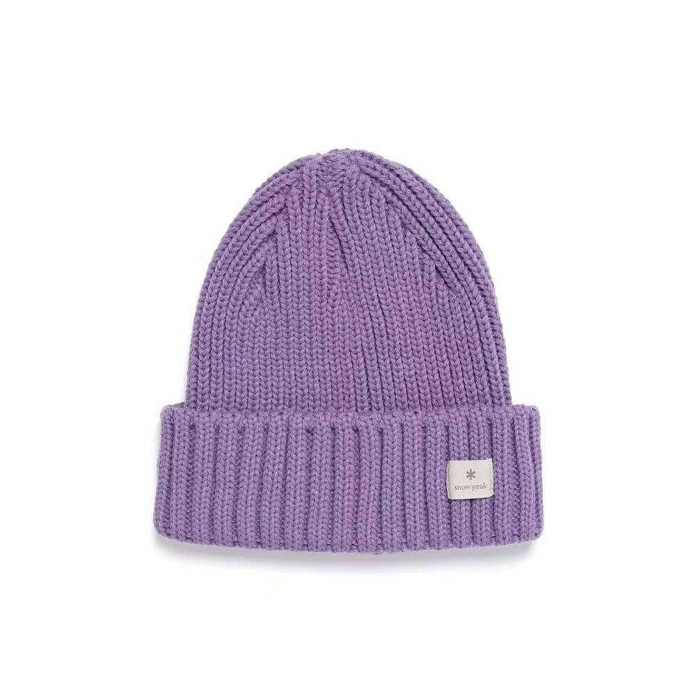 [預購 每周日中午 12:00收單] 2025 韓國  SNOWPEAK 小標反摺針織帽-細節圖4