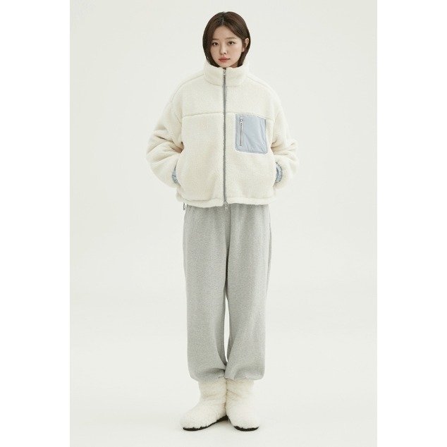 [預購 每周日中午 12:00收單] 2025 韓國 SPAO 雙面穿口袋刷毛外套 女款-細節圖3