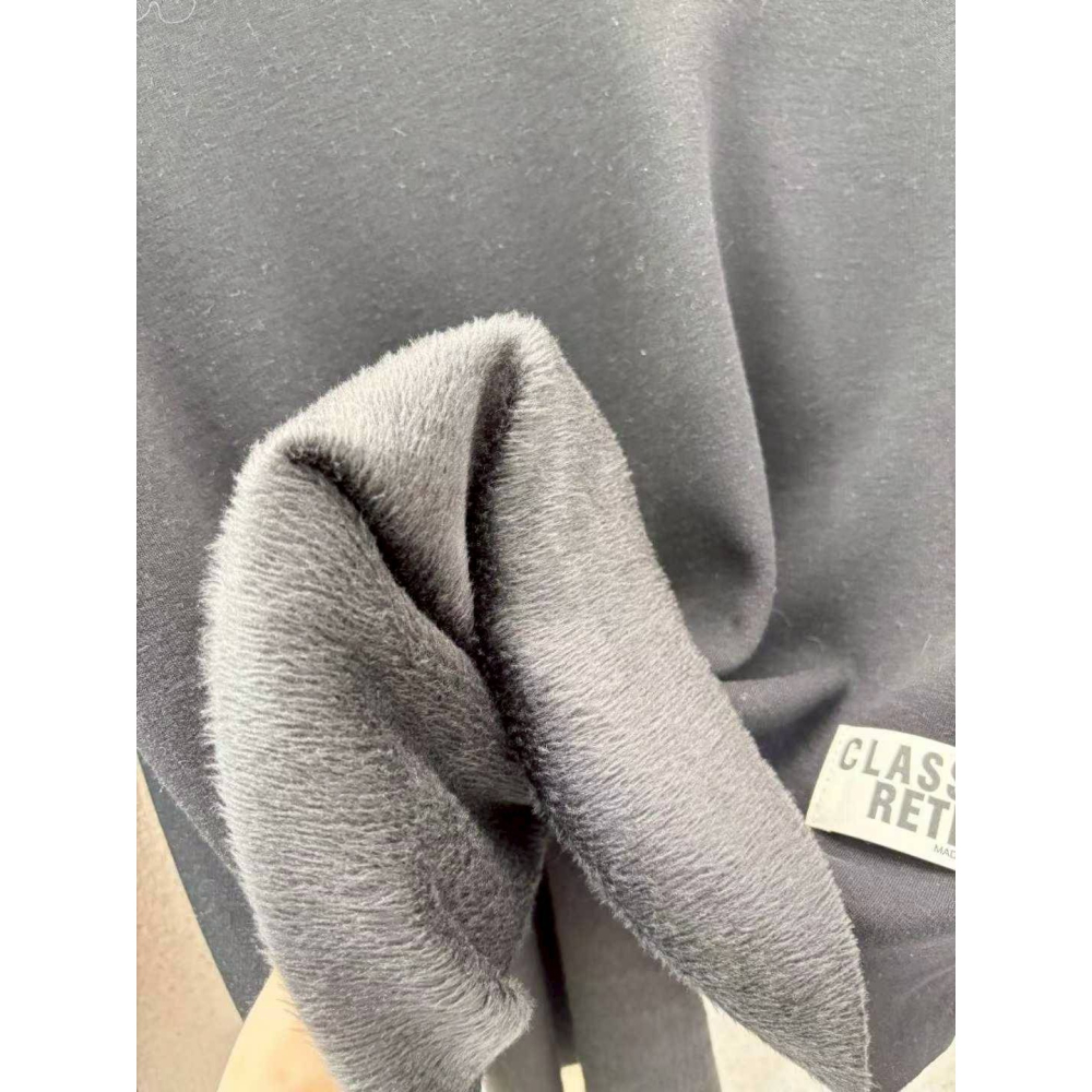 [預購 每周日中午 12:00收單] 2025 韓國 秋冬女裝 水貂毛內裡連帽上衣-細節圖9