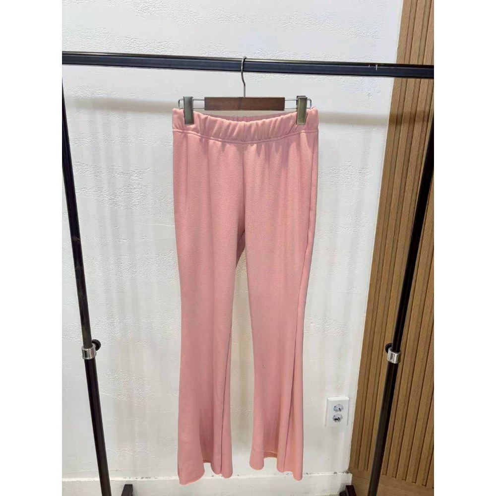 [預購 每周日中午 12:00收單] 2025 韓國秋冬女裝  水貂毛內裡小喇叭長褲-規格圖7