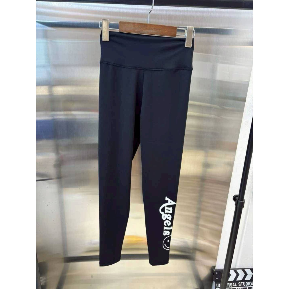 [預購 每周日中午 12:00收單] 2025 韓國 秋冬女裝  英文笑臉內搭緊身褲-細節圖3