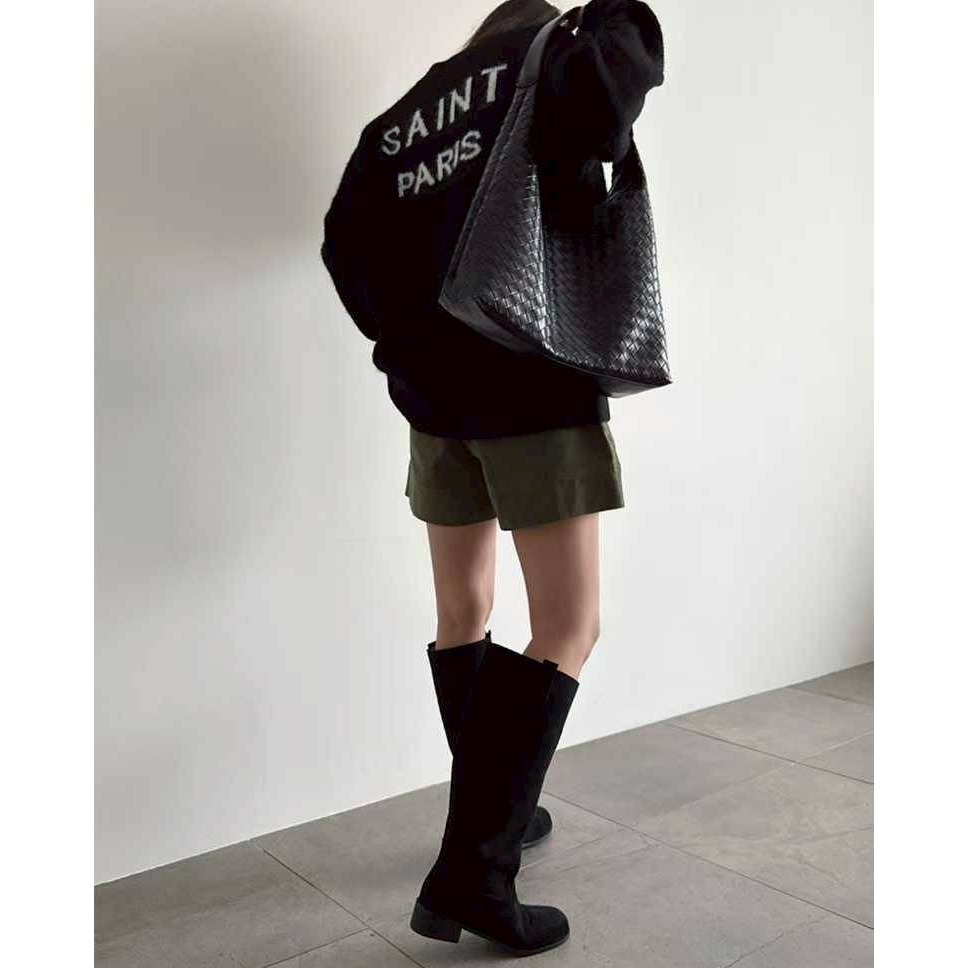 [預購 每周日中午 12:00收單] 2025 韓國 秋冬女裝 8 MABLE家 羊毛英文字樣 開襟上衣-細節圖6