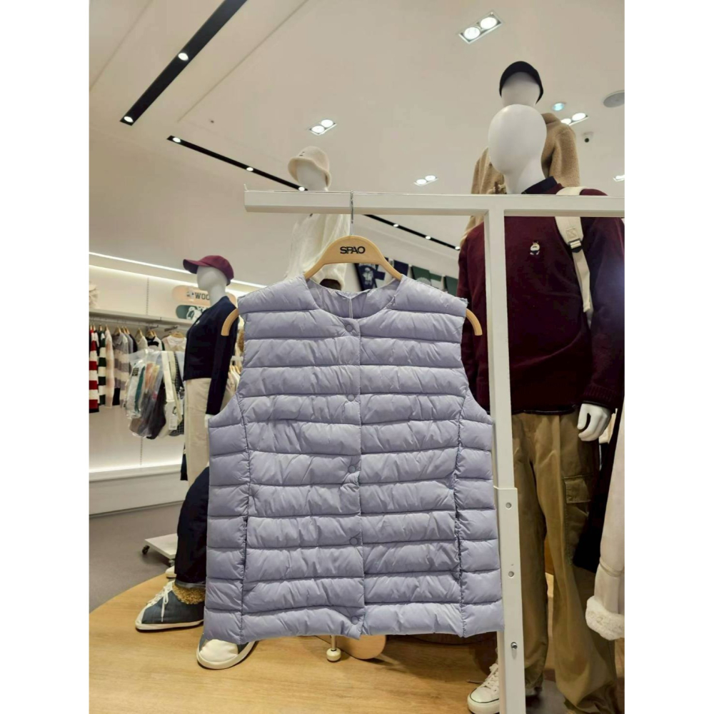 [預購 每周日中午 12:00收單] 2025 韓國 SPAO 輕量羽絨背心-細節圖6