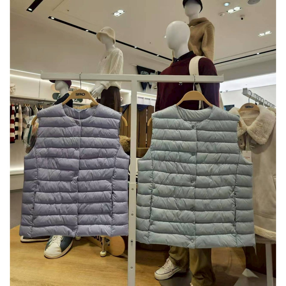 [預購 每周日中午 12:00收單] 2025 韓國 SPAO 輕量羽絨背心-細節圖7
