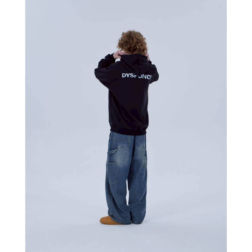 [韓國打折ing][預購 每周日中午 12:00收單] 2025 韓國潮牌DYSFUNCT 8號球棒棒糖連帽上衣(中性-細節圖3