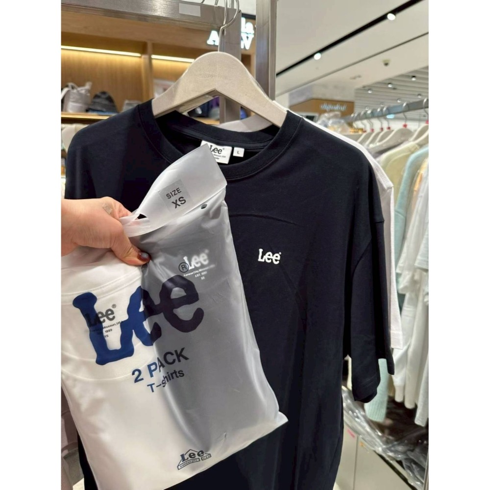 [韓國打折ING][預購 每周日中午 12:00收單] 2025 韓國 LEE 小標上衣 2件組-細節圖3