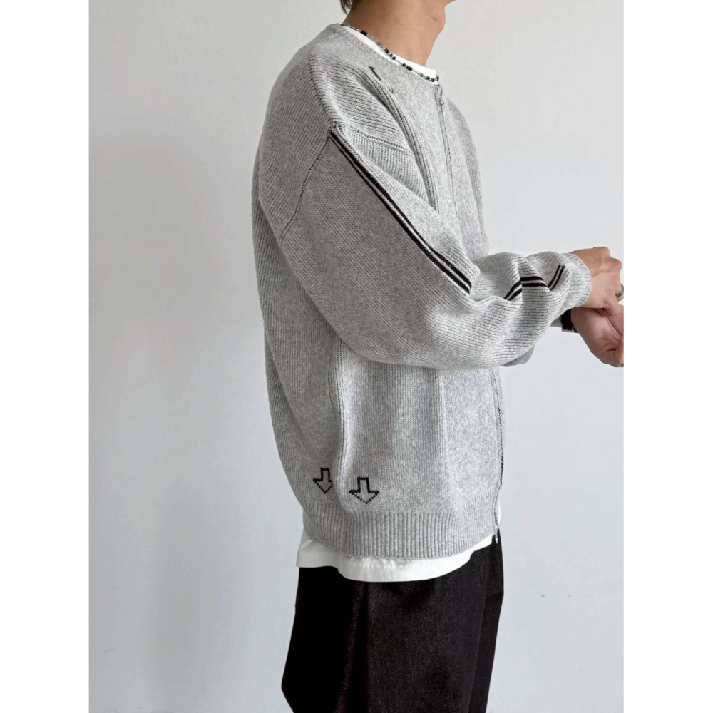 [預購 每周日中午 12:00收單] 2025 韓國  NYC馬海毛拉鍊外套-細節圖3