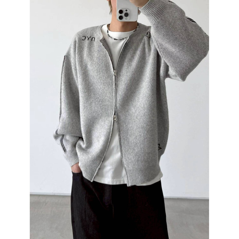 [預購 每周日中午 12:00收單] 2025 韓國  NYC馬海毛拉鍊外套-細節圖6