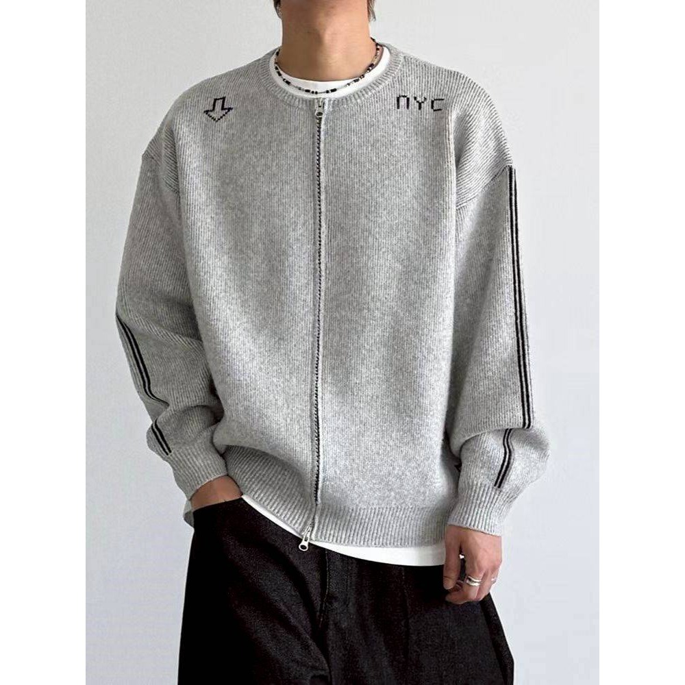 [預購 每周日中午 12:00收單] 2025 韓國  NYC馬海毛拉鍊外套-細節圖7