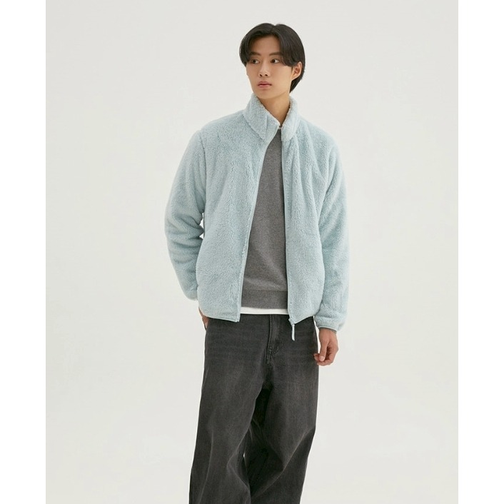 [預購 每周日中午 12:00 收單] 2025 韓國  SPAO 絨毛立領外套 (男女皆可)-細節圖5