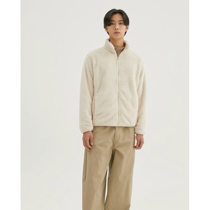 [預購 每周日中午 12:00 收單] 2025 韓國  SPAO 絨毛立領外套 (男女皆可)-細節圖6