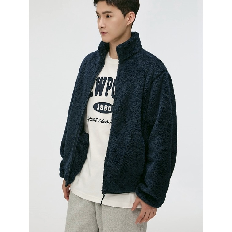 [預購 每周日中午 12:00 收單] 2025 韓國  SPAO 絨毛立領外套 (男女皆可)-細節圖7