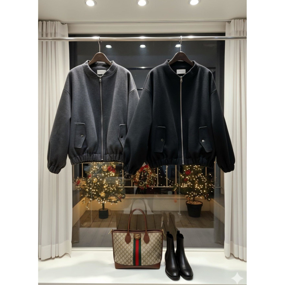 [預購 每周日中午 12:00收單] 2025 韓國 秋冬女裝  60%羊毛外套-細節圖2