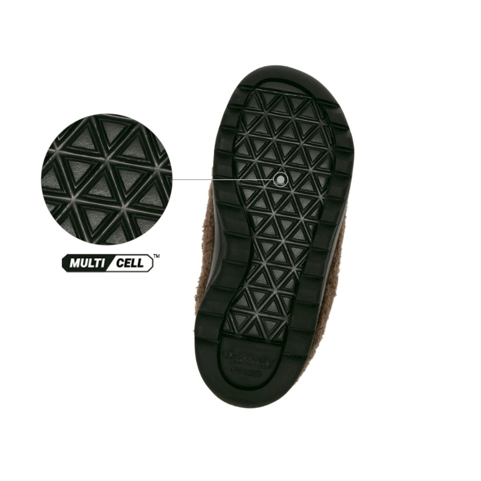 [韓國季末打折款][預購 每周日中午 12:00收單] 2025 韓國 DISCOVERY 泰迪熊毛防風保暖短筒靴 3色-細節圖5