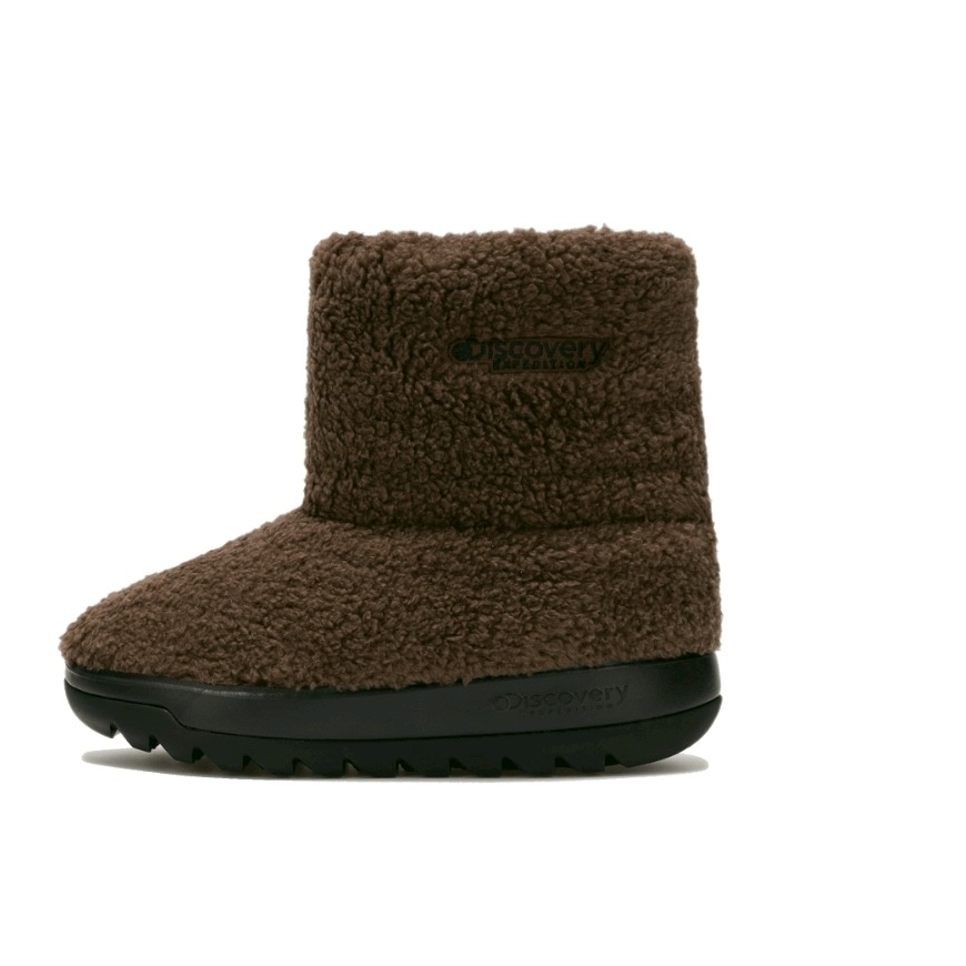 [韓國季末打折款][預購 每周日中午 12:00收單] 2025 韓國 DISCOVERY 泰迪熊毛防風保暖短筒靴 3色-細節圖6